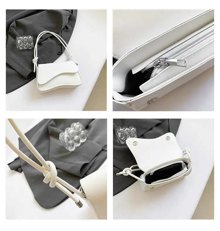 Black Square Flip Shoulder Bag for Women — feature 9