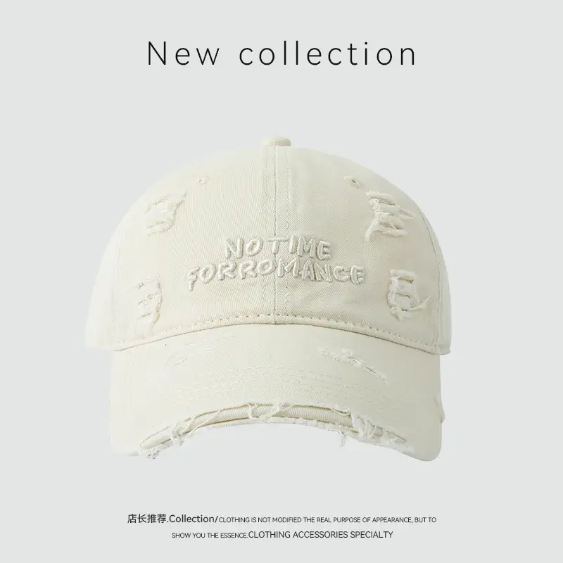 Korean Style Black Baseball Cap with Embroidery - Image 6