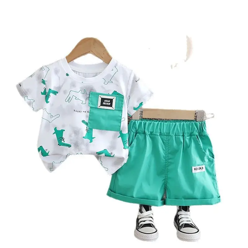 Boys Cartoon Print Shorts Suit 1-5Yr Summer 2025 - Image 7
