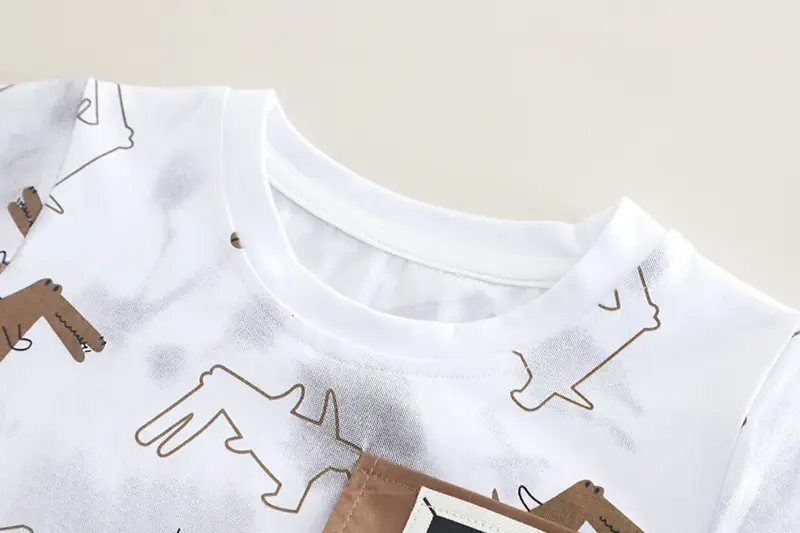Boys Cartoon Print Shorts Suit 1-5Yr Summer 2025 — feature 1