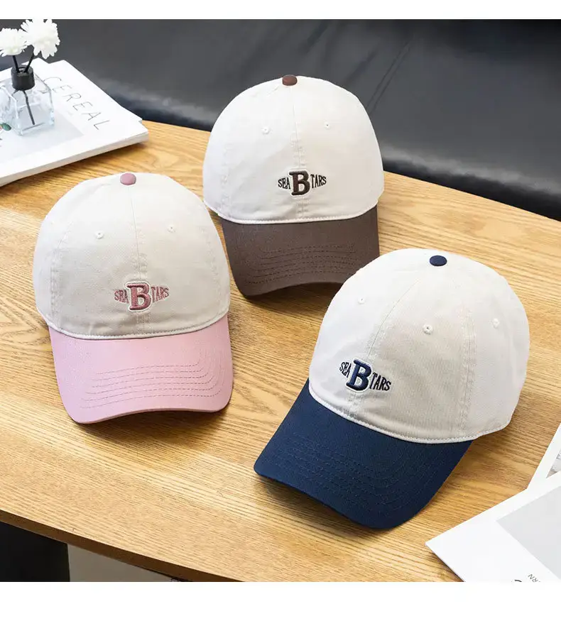 Women Pink Baseball Cap with "B" Embroidery — feature 10