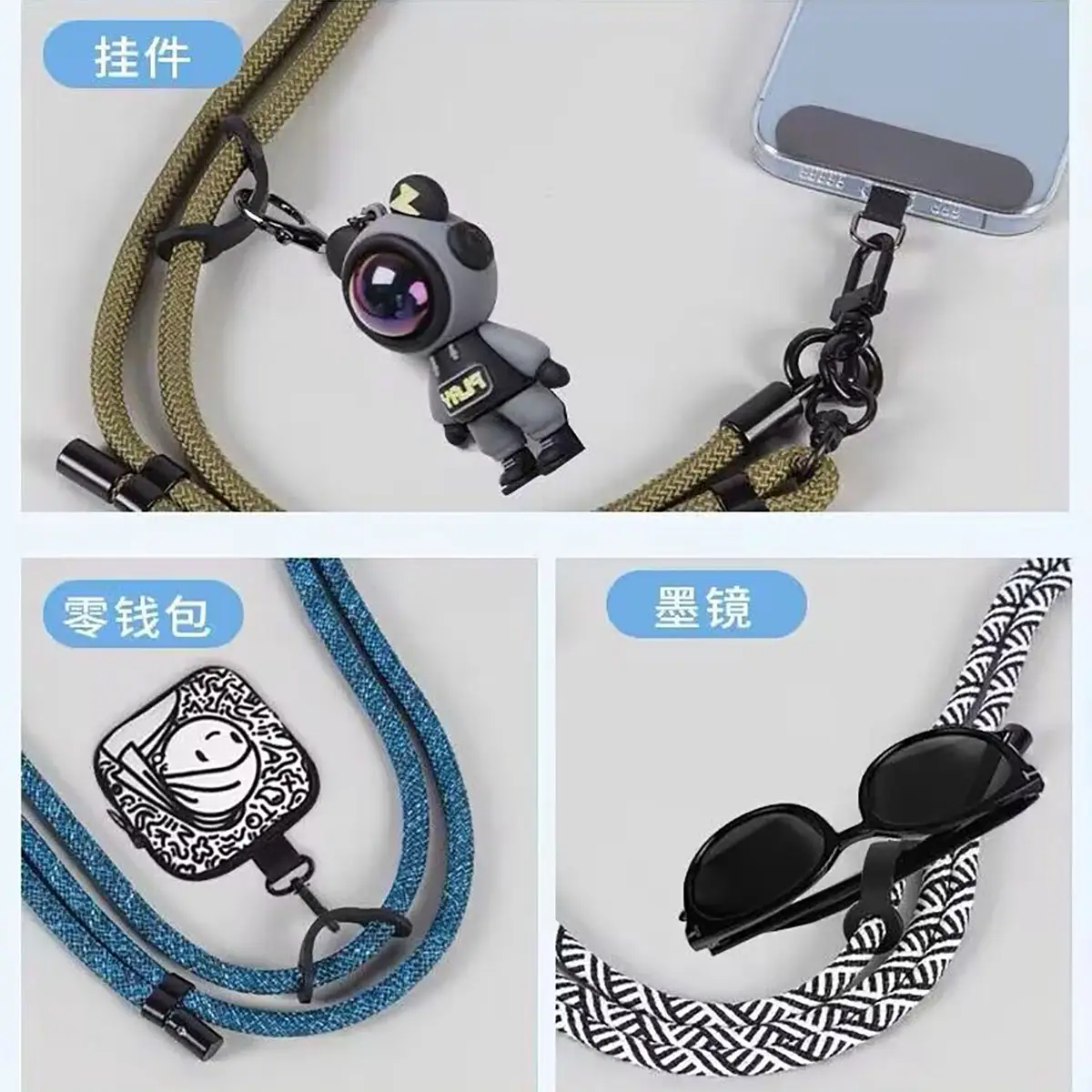 Adjustable Mobile Phone Lanyard for Men Women Crossbody Neck - Image 38