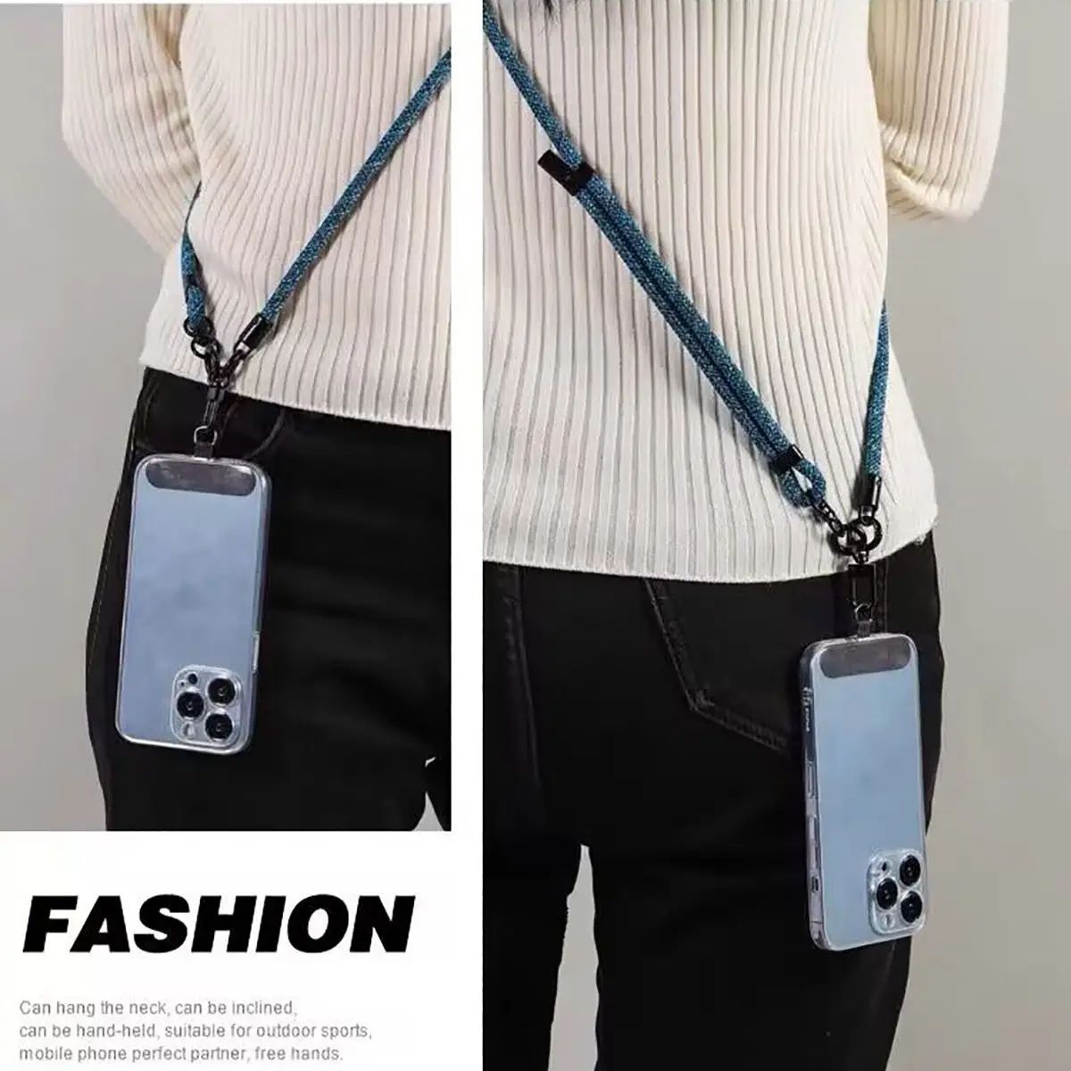 Adjustable Mobile Phone Lanyard for Men Women Crossbody Neck — feature 15