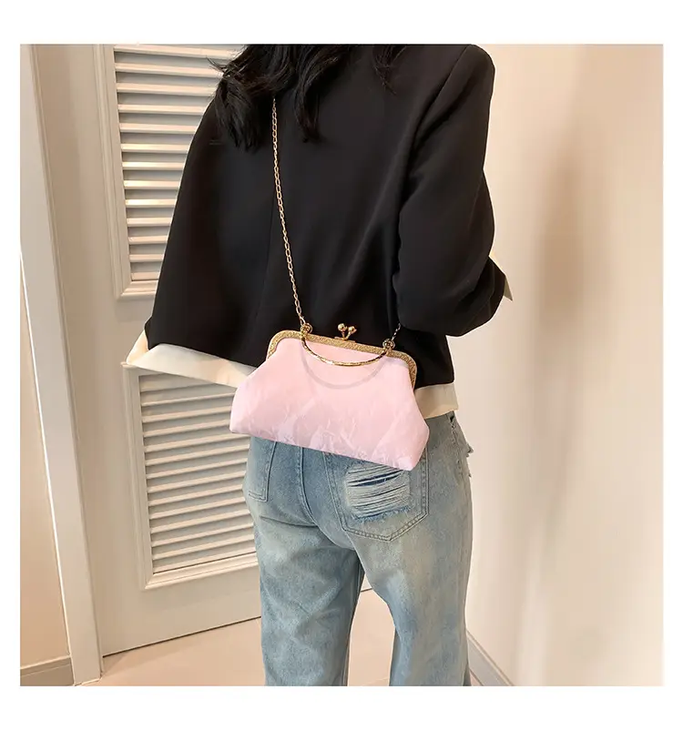 Pink Lace Shoulder Bag for Women Spring New — feature 16