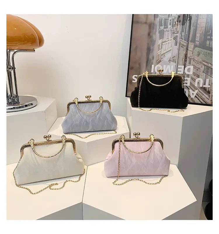 Pink Lace Shoulder Bag for Women Spring New — feature 21