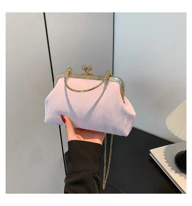 Pink Lace Shoulder Bag for Women Spring New — feature 23