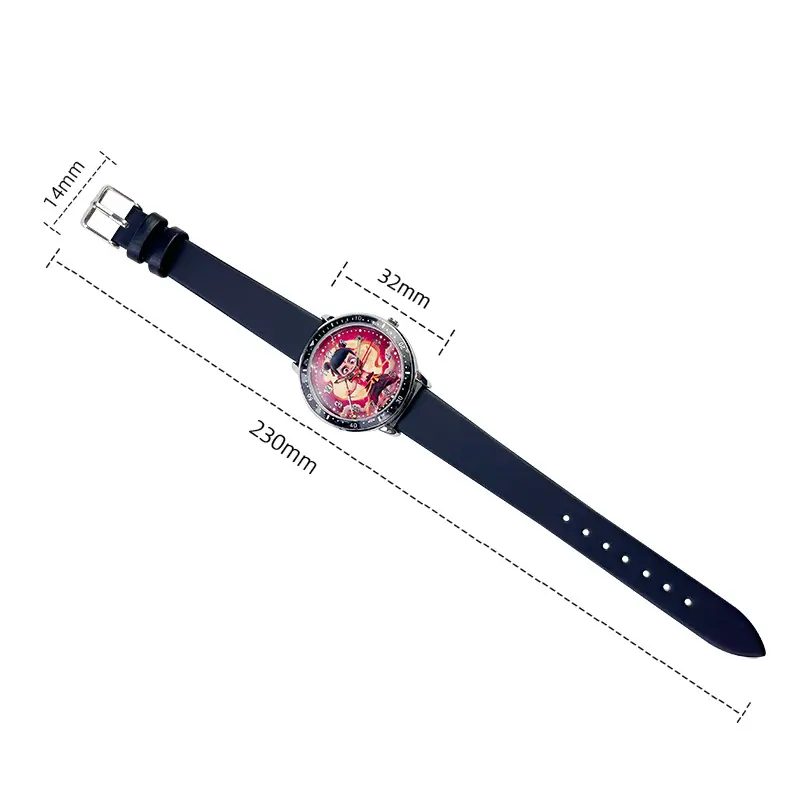 Nezha Cartoon Watch Red Band for Boys Girls