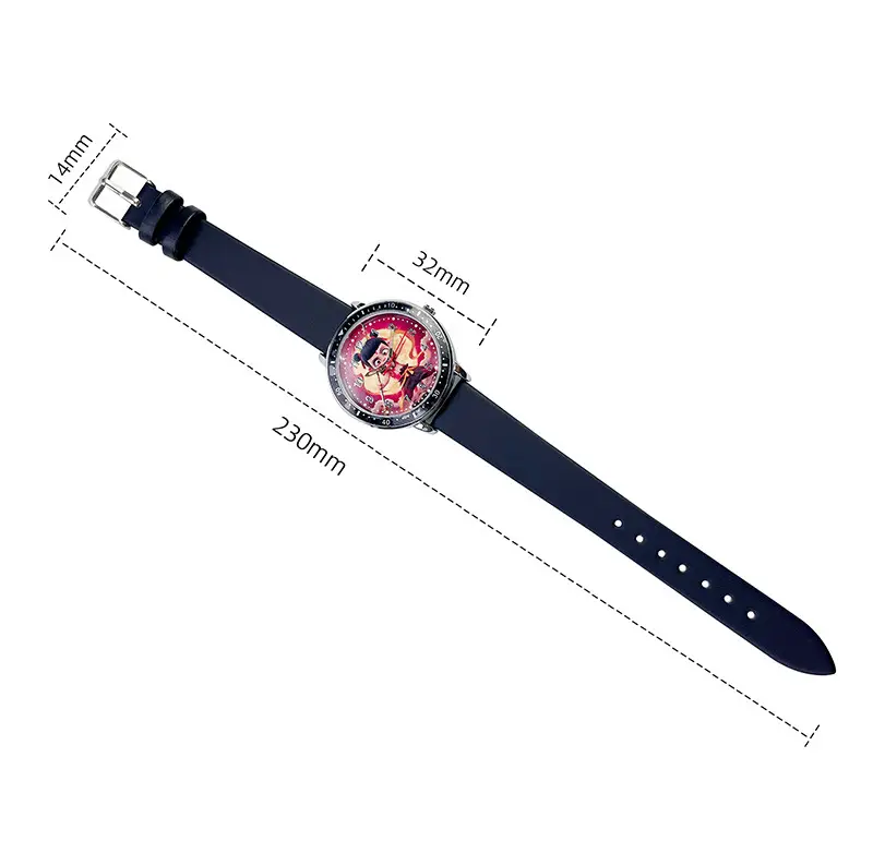 Nezha Cartoon Watch Red Band for Boys Girls — feature 13