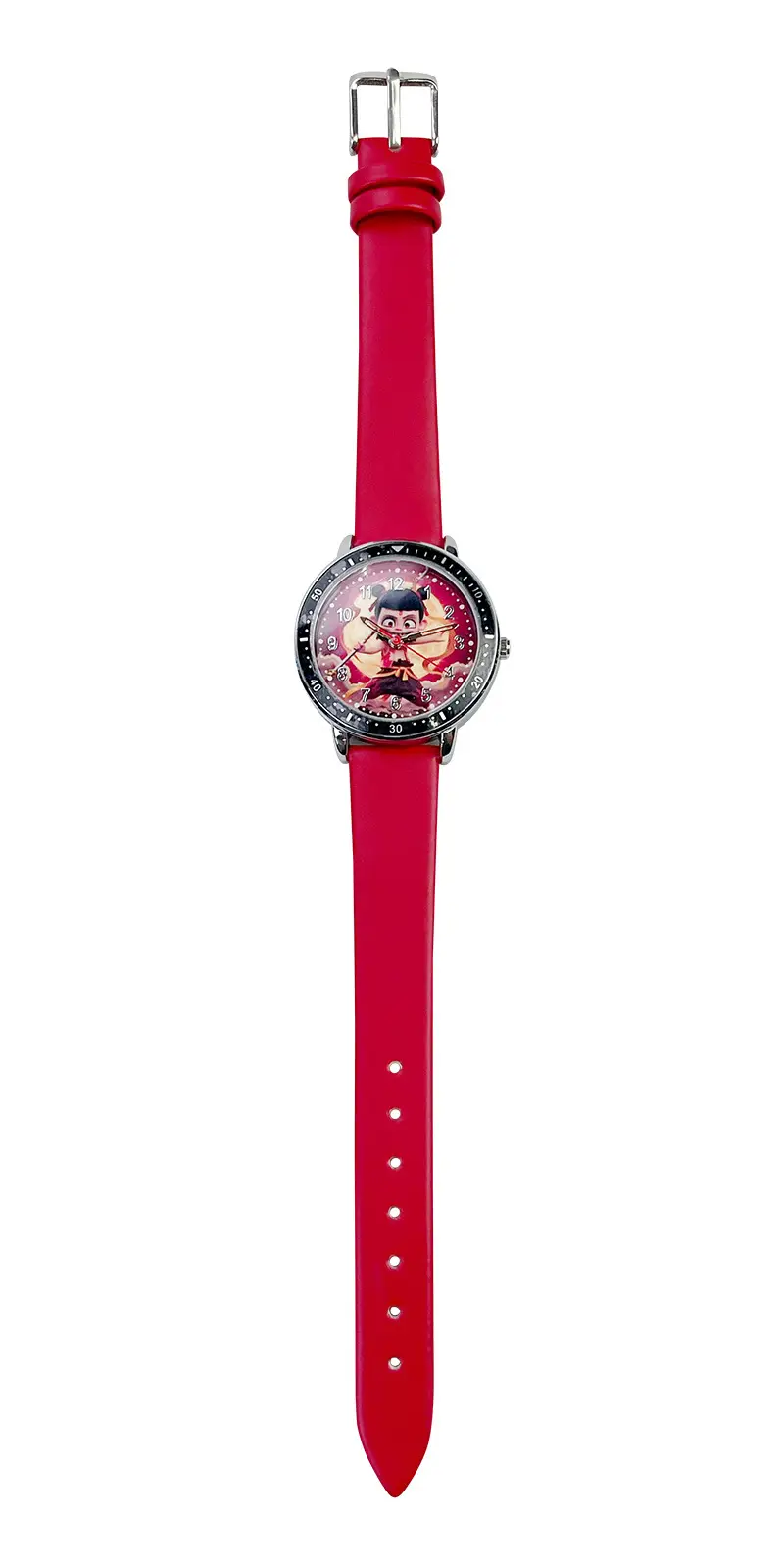 Nezha Cartoon Watch Red Band for Boys Girls — feature 4