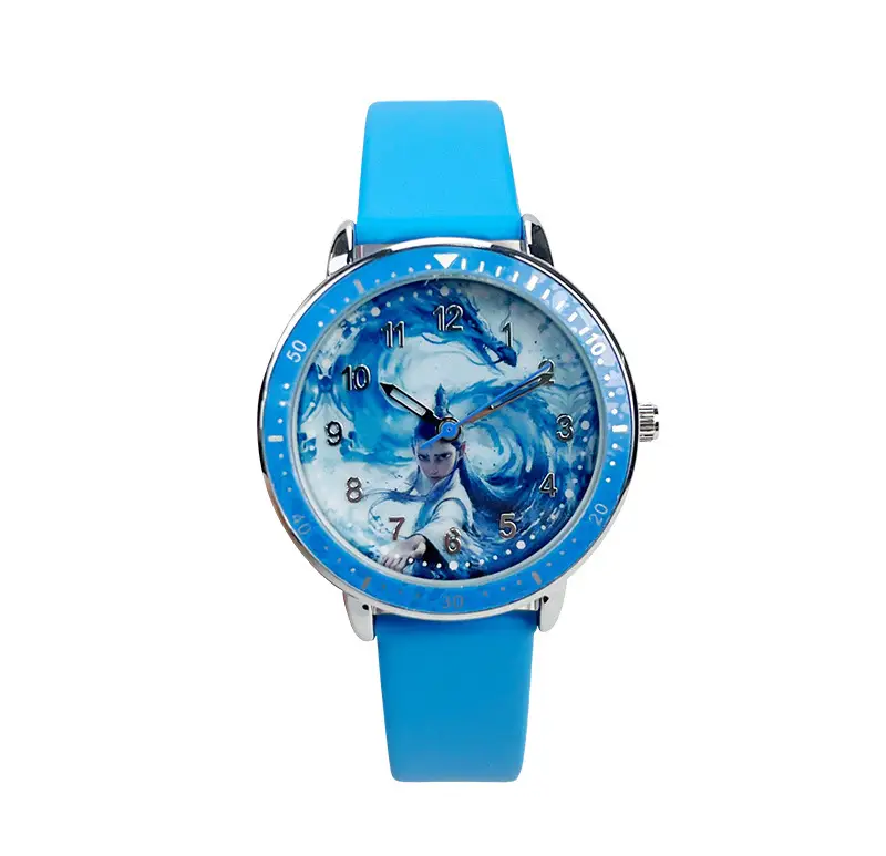 Nezha Cartoon Watch Red Band for Boys Girls — feature 5