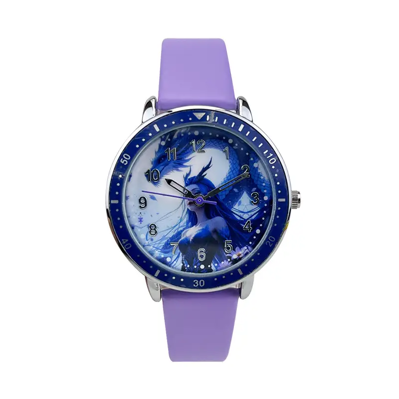 Nezha Cartoon Watch Red Band for Boys Girls
