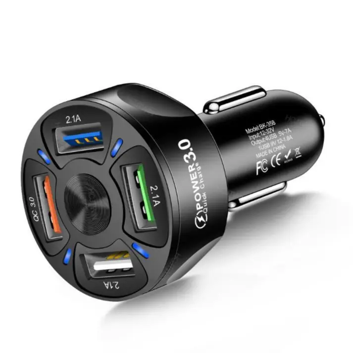 Fast Charging Car Charger with 4-5 Port USB-C