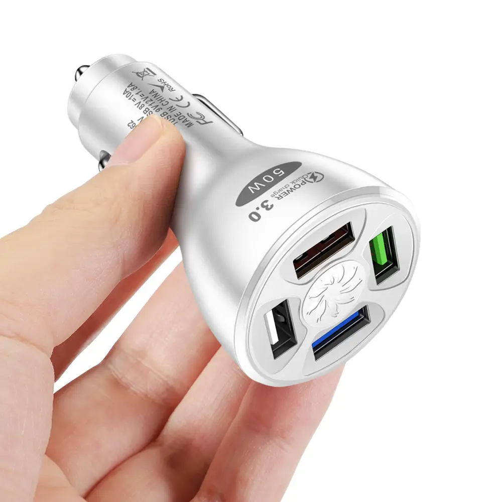 Fast Charging Car Charger with 4-5 Port USB-C