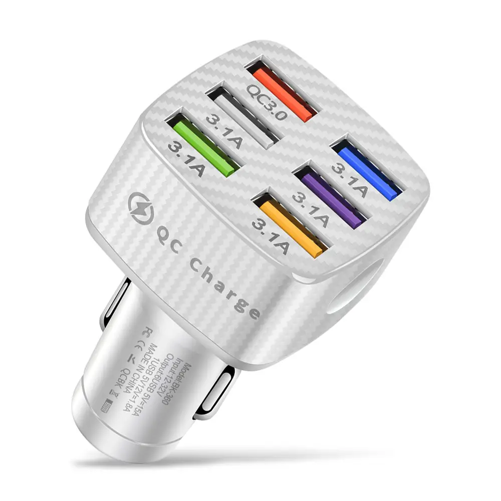 Fast Charging Car Charger with 4-5 Port USB-C