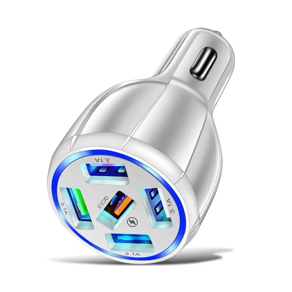 Fast Charging Car Charger with 4-5 Port USB-C