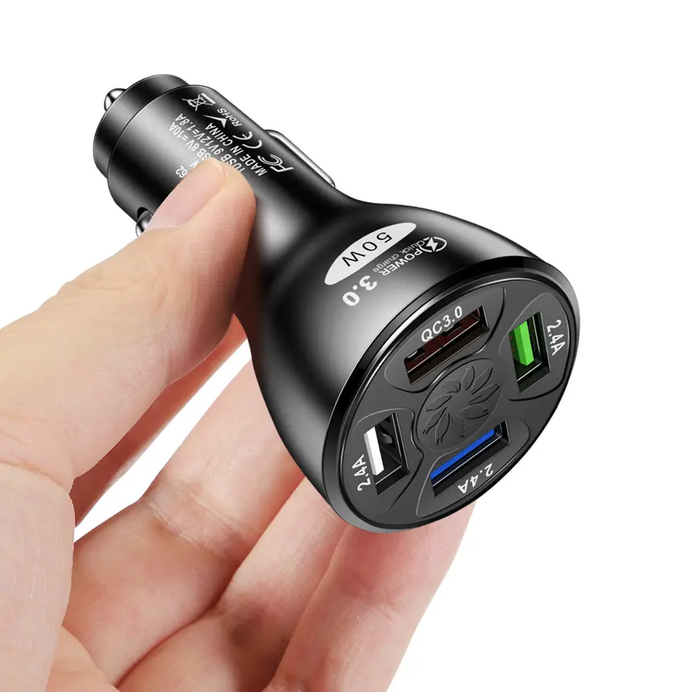 Fast Charging Car Charger with 4-5 Port USB-C