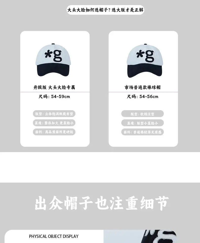 3D Embroidered Baseball Cap for Men Women Sunshade — feature 10