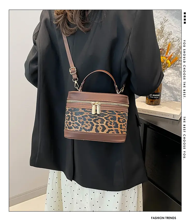Korean Style Linen Patchwork Bucket Bag 2025 — feature 2