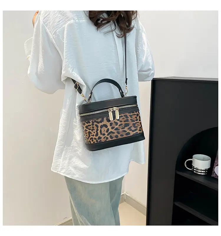 Korean Style Linen Patchwork Bucket Bag 2025 — feature 47