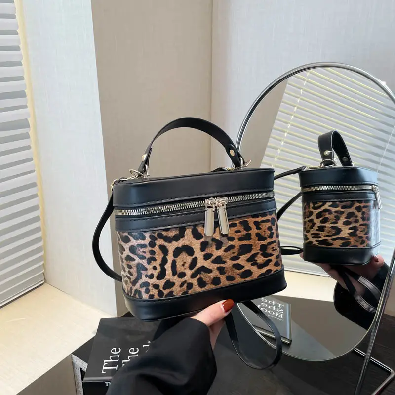 Korean Style Linen Patchwork Bucket Bag 2025 - Image 5