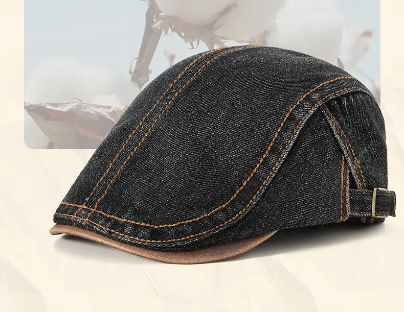 French Style Denim Forward Hats for Men Women — feature 25