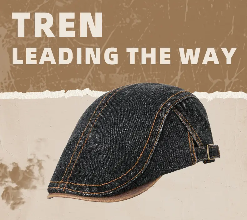 French Style Denim Forward Hats for Men Women — feature 8