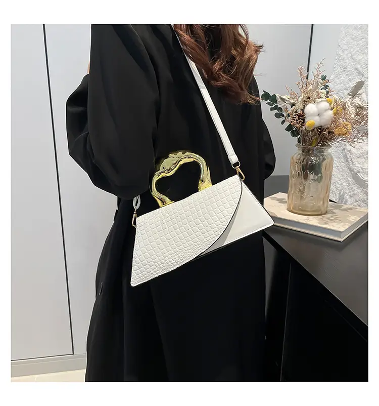 Irregular Croc Leather Shoulder Bag Women 2025 — feature 16