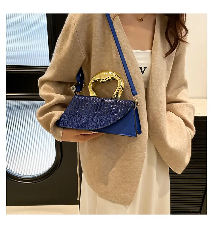 Irregular Croc Leather Shoulder Bag Women 2025 — feature 23