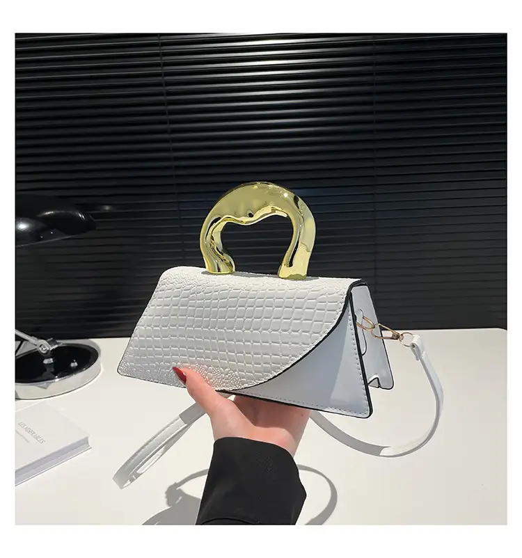 Irregular Croc Leather Shoulder Bag Women 2025 — feature 24