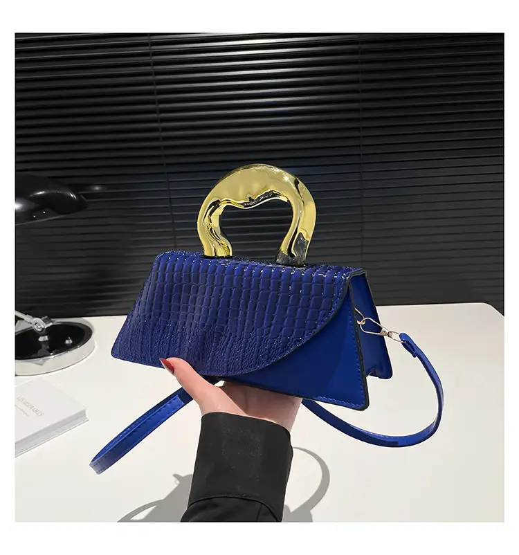 Irregular Croc Leather Shoulder Bag Women 2025 — feature 27