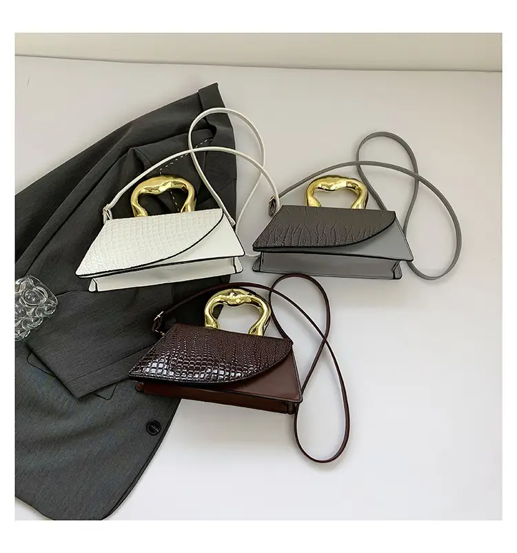 Irregular Croc Leather Shoulder Bag Women 2025 — feature 31