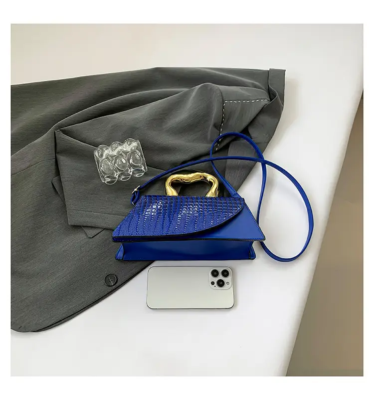 Irregular Croc Leather Shoulder Bag Women 2025 — feature 35
