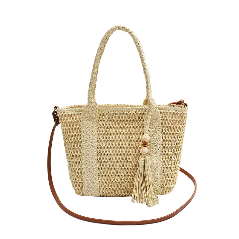 Korean Style Straw Woven Shoulder Bag for Women - Image 7