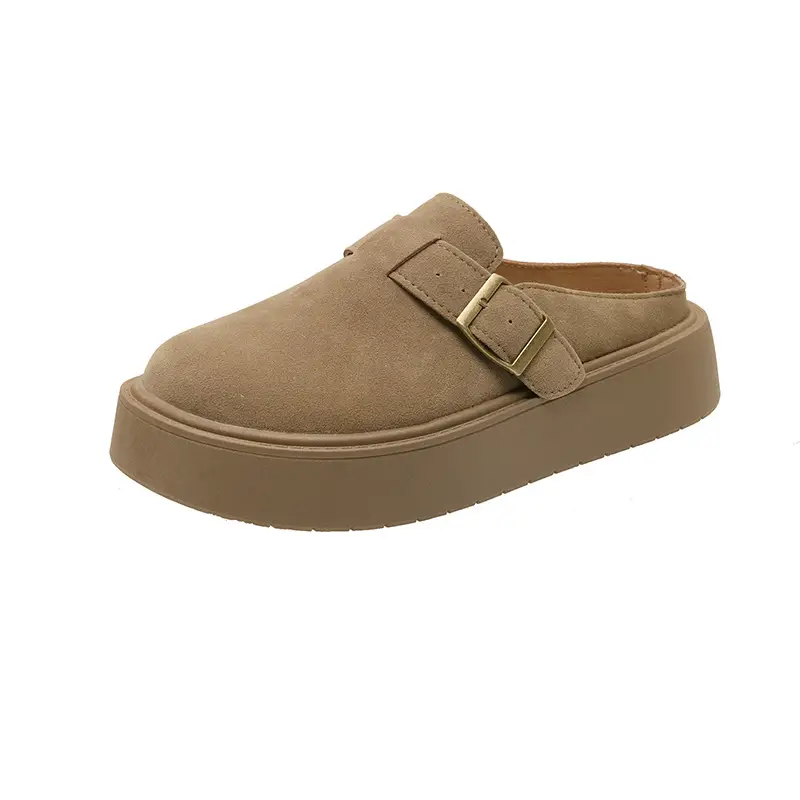 Baotou Birkenstock Shoes for Women 2025 Spring New Thick-Soled Platform Casual Fashion Birkenstock Slip-On Mules - Image 7
