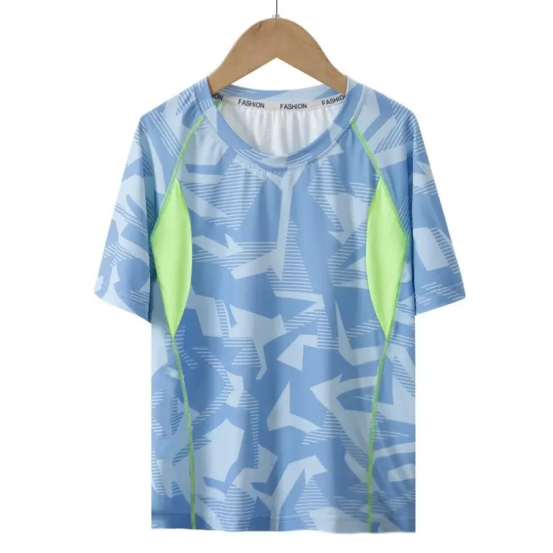 Children Ice Mesh T-Shirt Summer Cool Quick Dry - Image 7