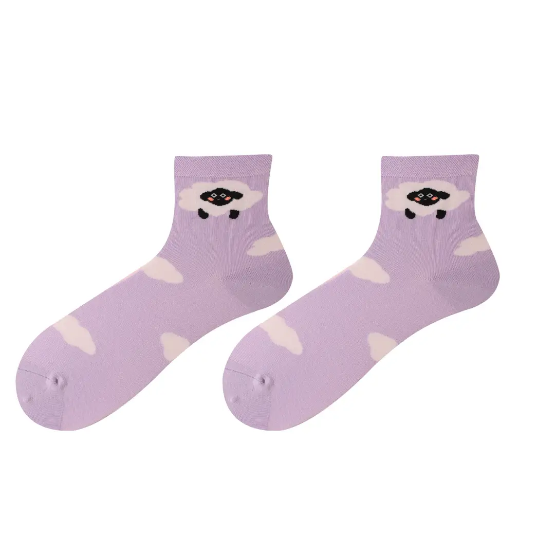 Dopamine Middle Socks Outer Wear Men's and Women's 2025 Original Fashionable Socks Romantic Magic Color All-match Anti-pilling Casual Socks