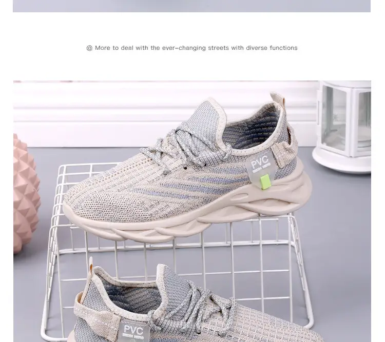 Spring and Summer Women's Flyknit Sports Shoes 2026 New Fashion Lightweight Running Flyknit Breathable Casual Student Shoes for Women — feature 11