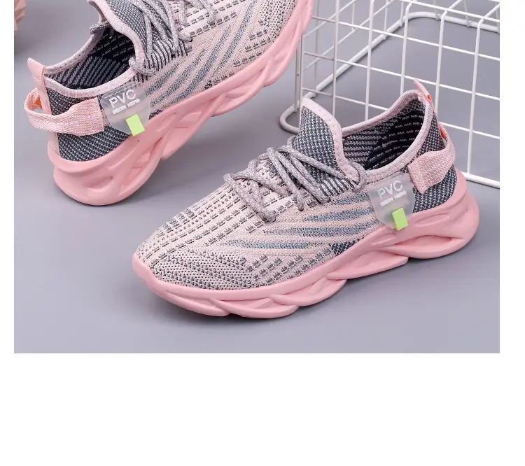 Spring and Summer Women's Flyknit Sports Shoes 2026 New Fashion Lightweight Running Flyknit Breathable Casual Student Shoes for Women — feature 15