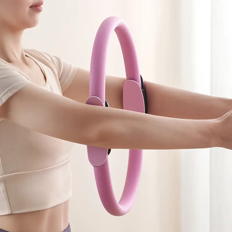 Pilates ring yoga resistance ring magic ring fitness equipment sports yoga ring beginner fitness back thin legs