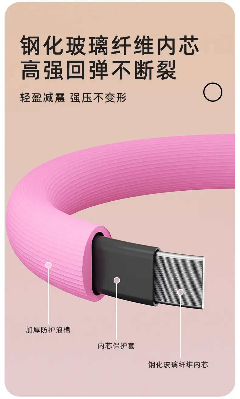 Pilates ring yoga resistance ring magic ring fitness equipment sports yoga ring beginner fitness back thin legs — feature 2