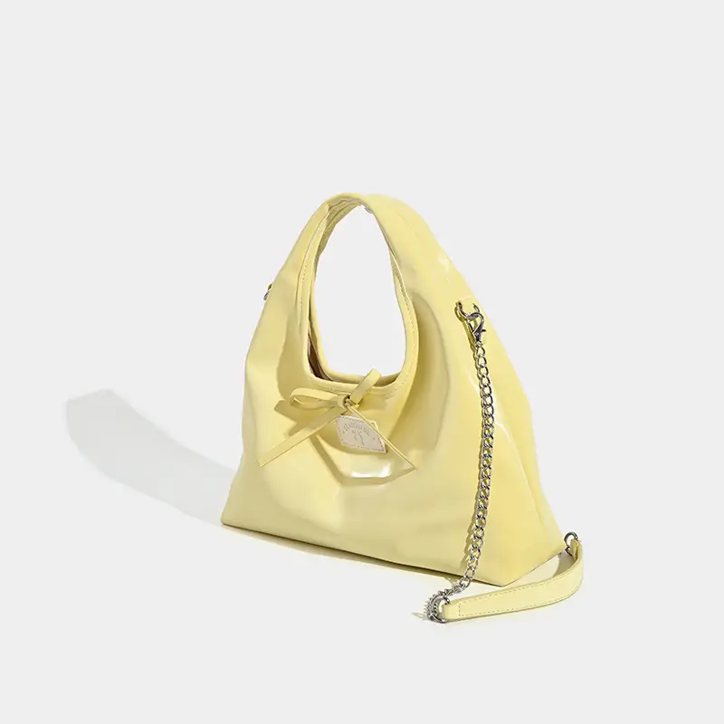 2025 Summer Handheld Bow Bag Pink Yellow