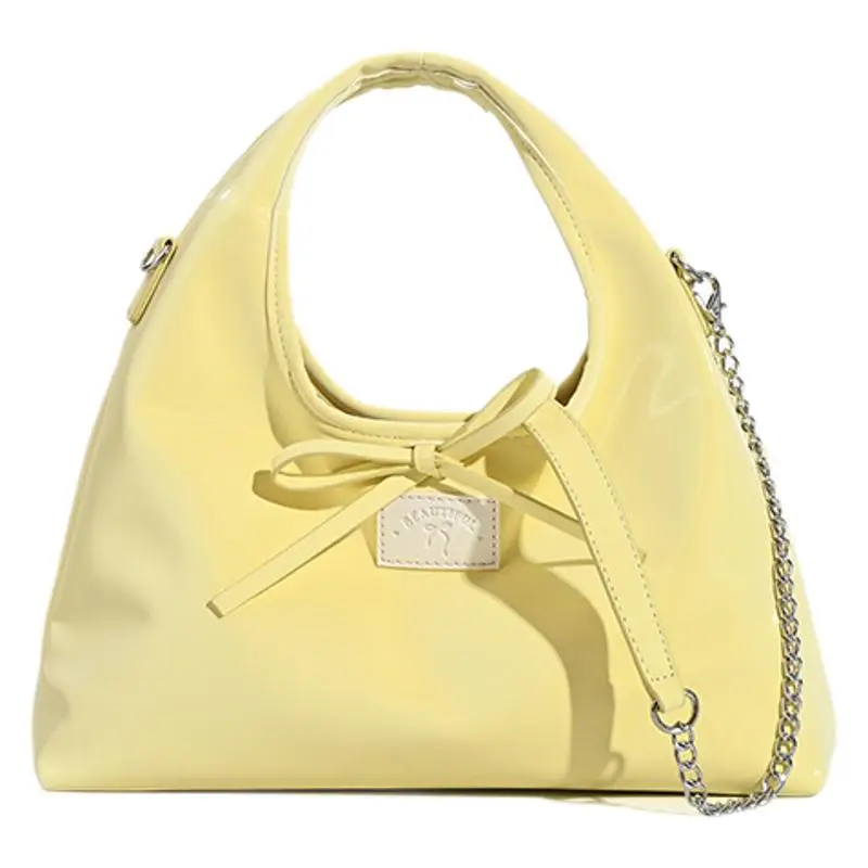 2025 Summer Handheld Bow Bag Pink Yellow