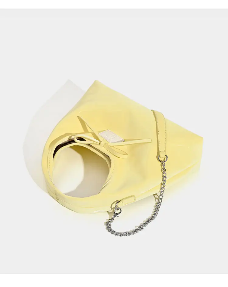 2025 Summer Handheld Bow Bag Pink Yellow — feature 11