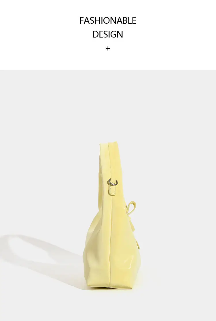 2025 Summer Handheld Bow Bag Pink Yellow — feature 8
