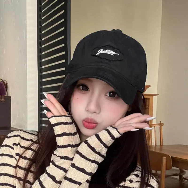 Women's Wide-brim Duck Tongue Cap Spring Summer Sunshade - Image 11