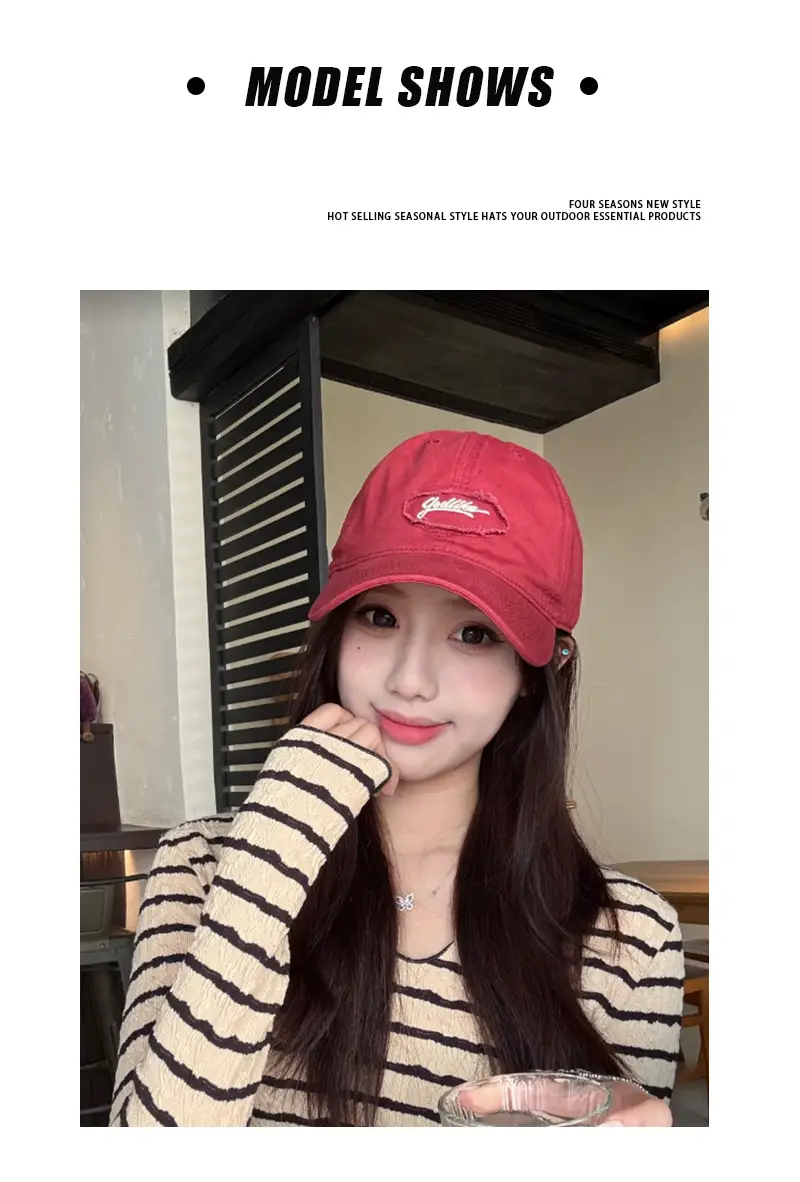 Women's Wide-brim Duck Tongue Cap Spring Summer Sunshade — feature 3