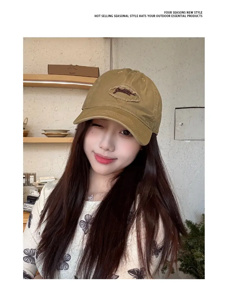 Women's Wide-brim Duck Tongue Cap Spring Summer Sunshade — feature 4