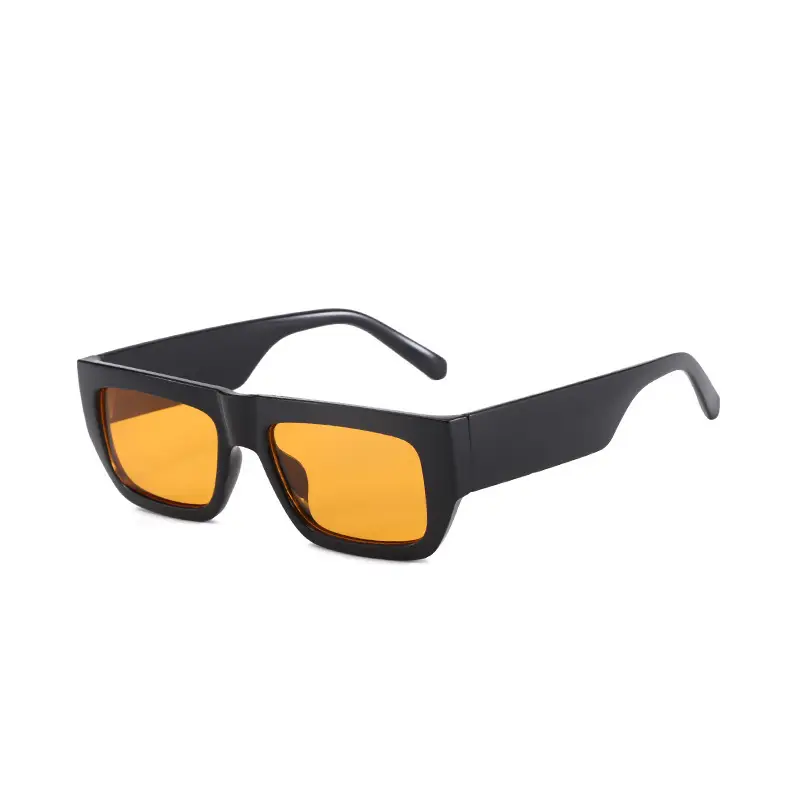 Women's Black Cat Eye Sunglasses with Yellow Lens 2024