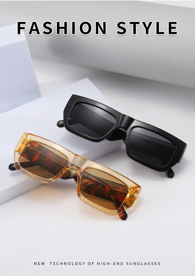 Women's Black Cat Eye Sunglasses with Yellow Lens 2024 — feature 3