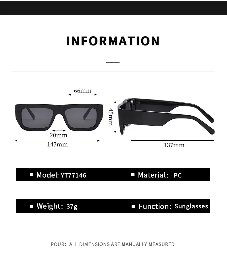 Women's Black Cat Eye Sunglasses with Yellow Lens 2024 — feature 8